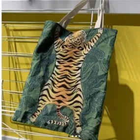 Tiger Green Tote