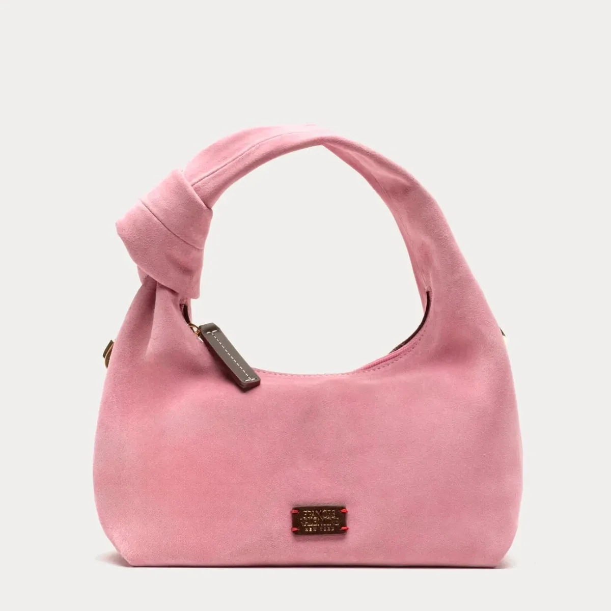 Tinsley Hobo Suede Leather - Pink