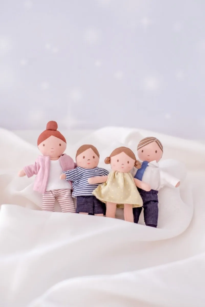 Tiny Doll Family of 4 - Bonikka