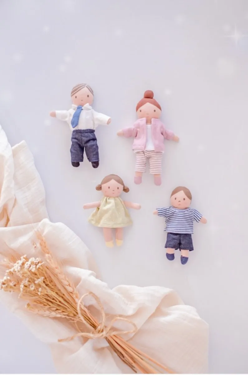 Tiny Doll Family of 4 - Bonikka