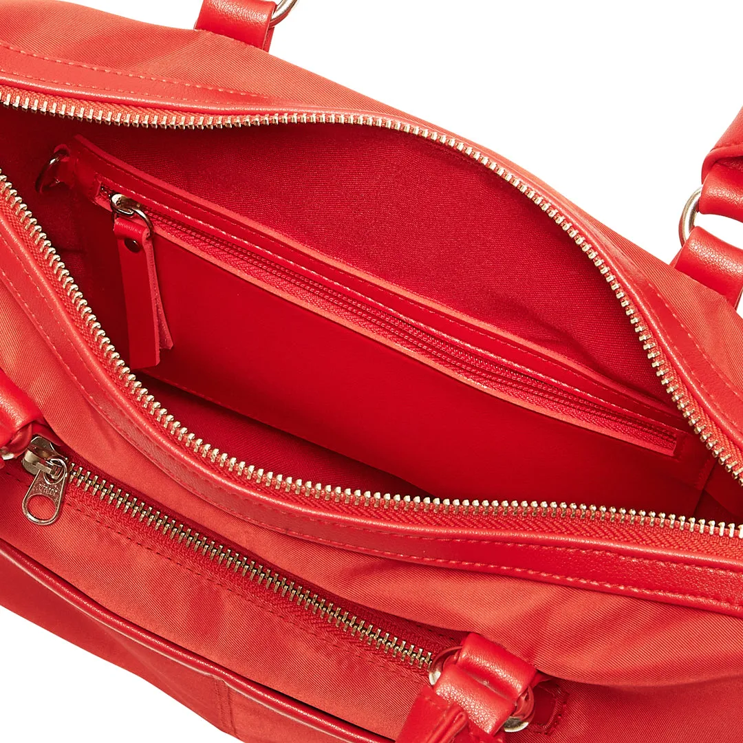 TOKYO SATEEN  HAND AND SLING BAG RED