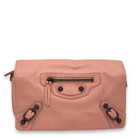 Tool Kit Crossbody Bag Pink in Lambskin, Gold hardware