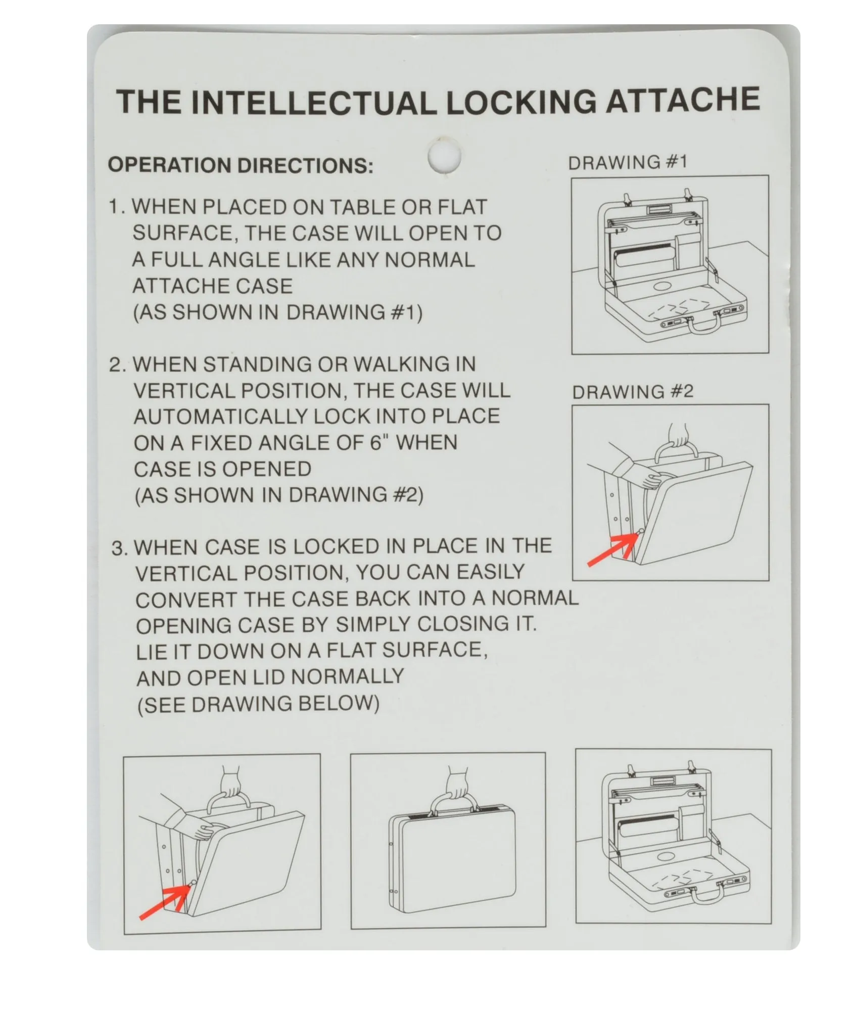 Top Quality Attache Briefcase with Combination Locks