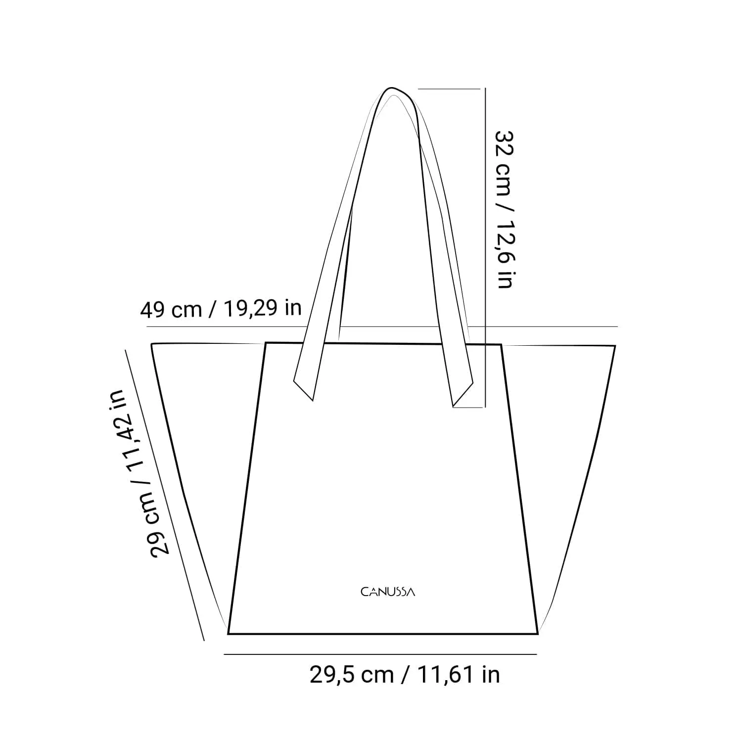 Totissimo Foldable Vegan Leather Tote Bag | Blue