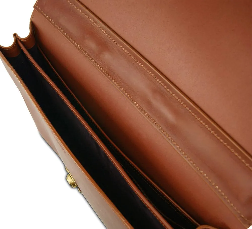 Two Pocket Traditional Briefcase