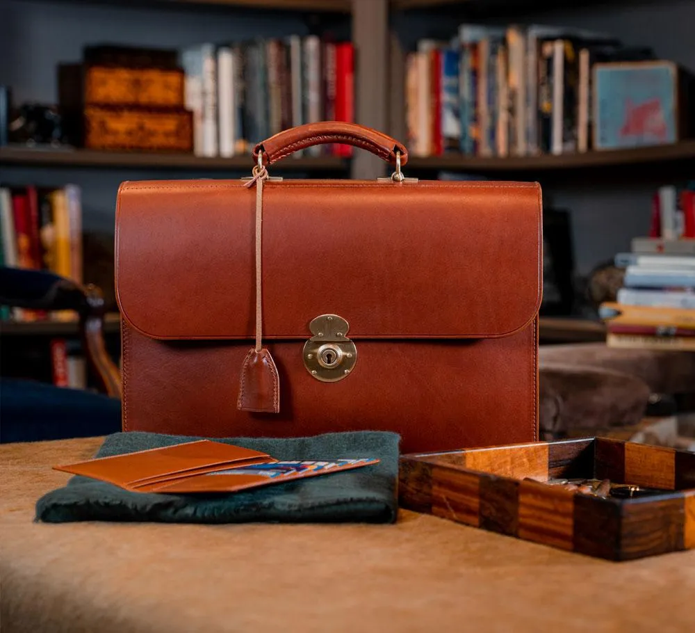 Two Pocket Traditional Briefcase