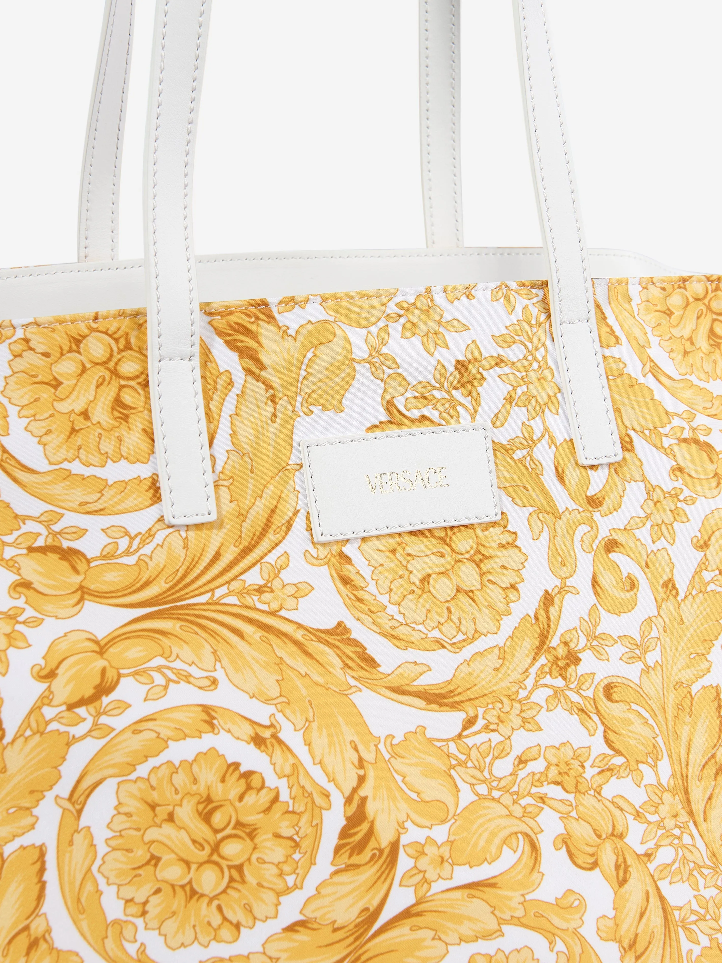 Versace Baby Barocco Tote Changing Bag in Gold