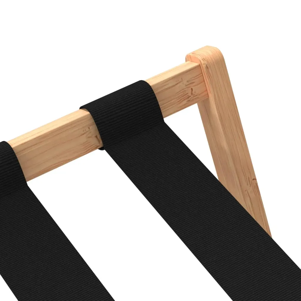 vidaXL Luggage Rack 68.5x38x58 cm Bamboo