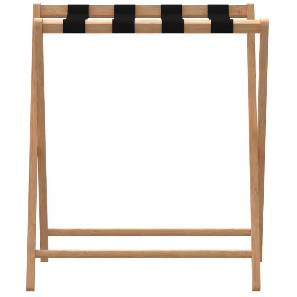 vidaXL Luggage Rack 68.5x38x58 cm Bamboo