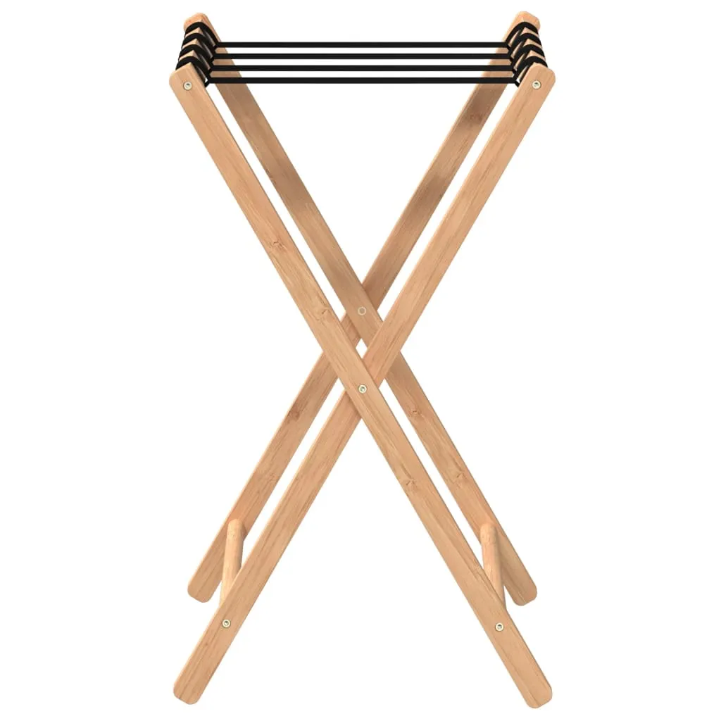 vidaXL Luggage Rack 68.5x38x58 cm Bamboo