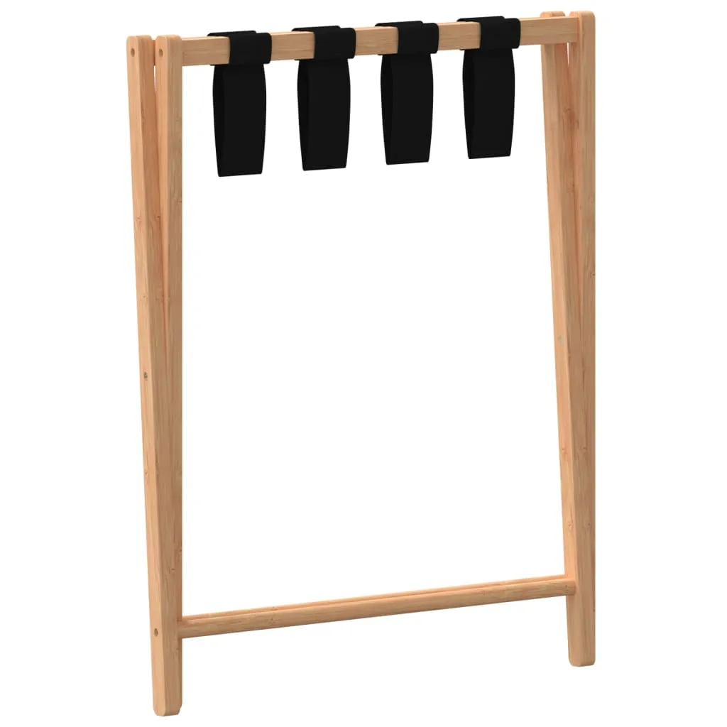 vidaXL Luggage Rack 68.5x38x58 cm Bamboo