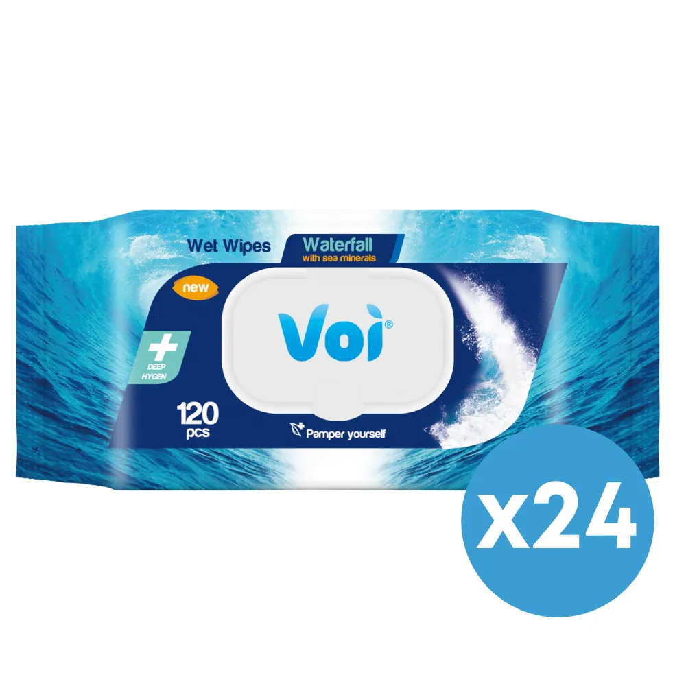 Voi Wet Wipes Waterfall 120pcs