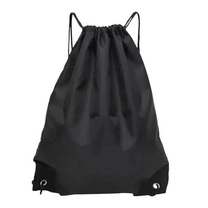 Waterproof Drawstring Backpack With Drawstring Pockets