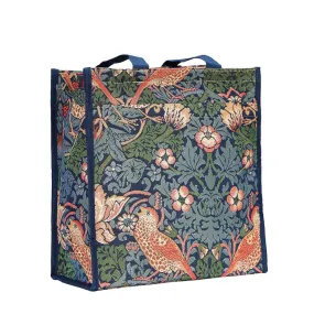 William Morris Strawberry Thief Shopping Bag