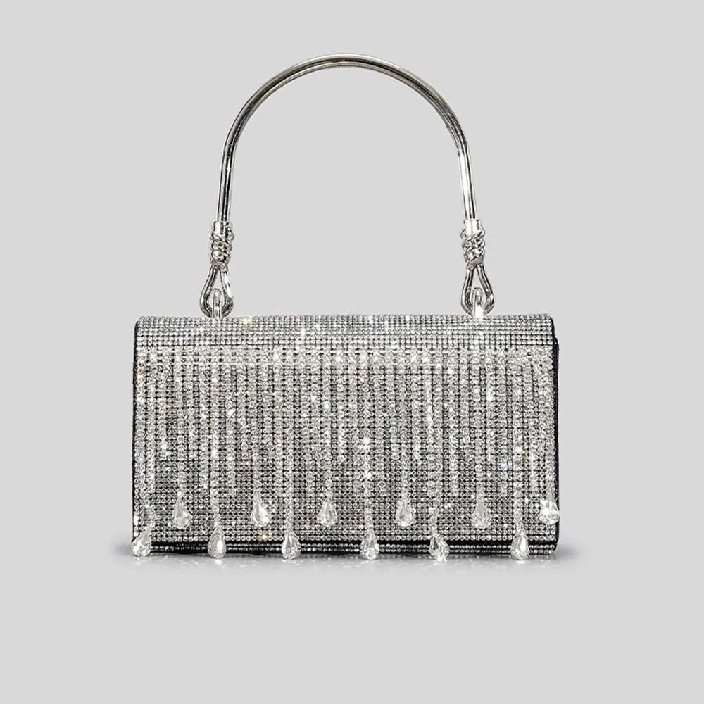 Winnal Crystal Tote Handle Bag