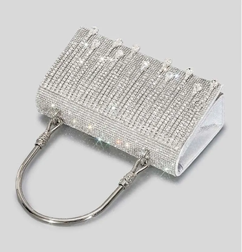 Winnal Crystal Tote Handle Bag