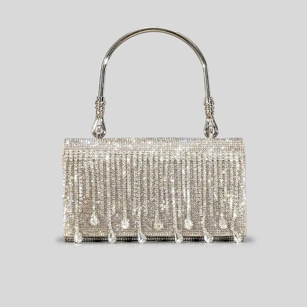 Winnal Crystal Tote Handle Bag