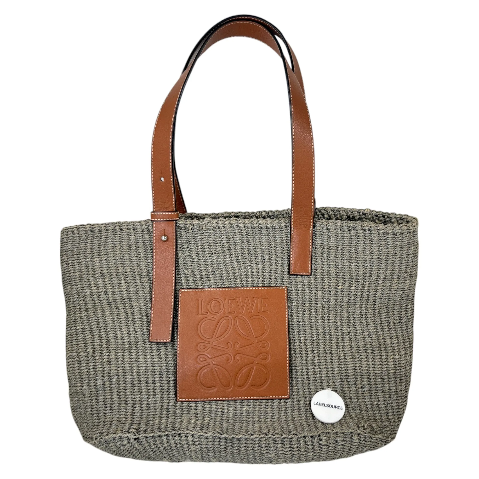 Women's Basket Logo Handbag Grey