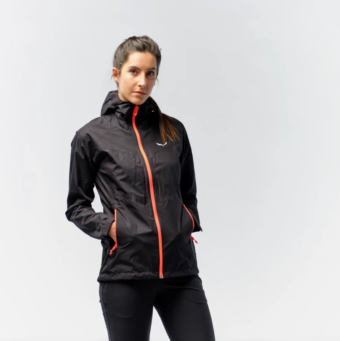 WOMEN'S PUEZ AQUA POWERTEX HARDSHELL JACKET - BLACK OUT