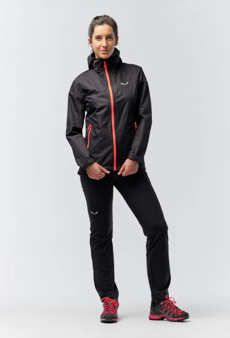 WOMEN'S PUEZ AQUA POWERTEX HARDSHELL JACKET - BLACK OUT