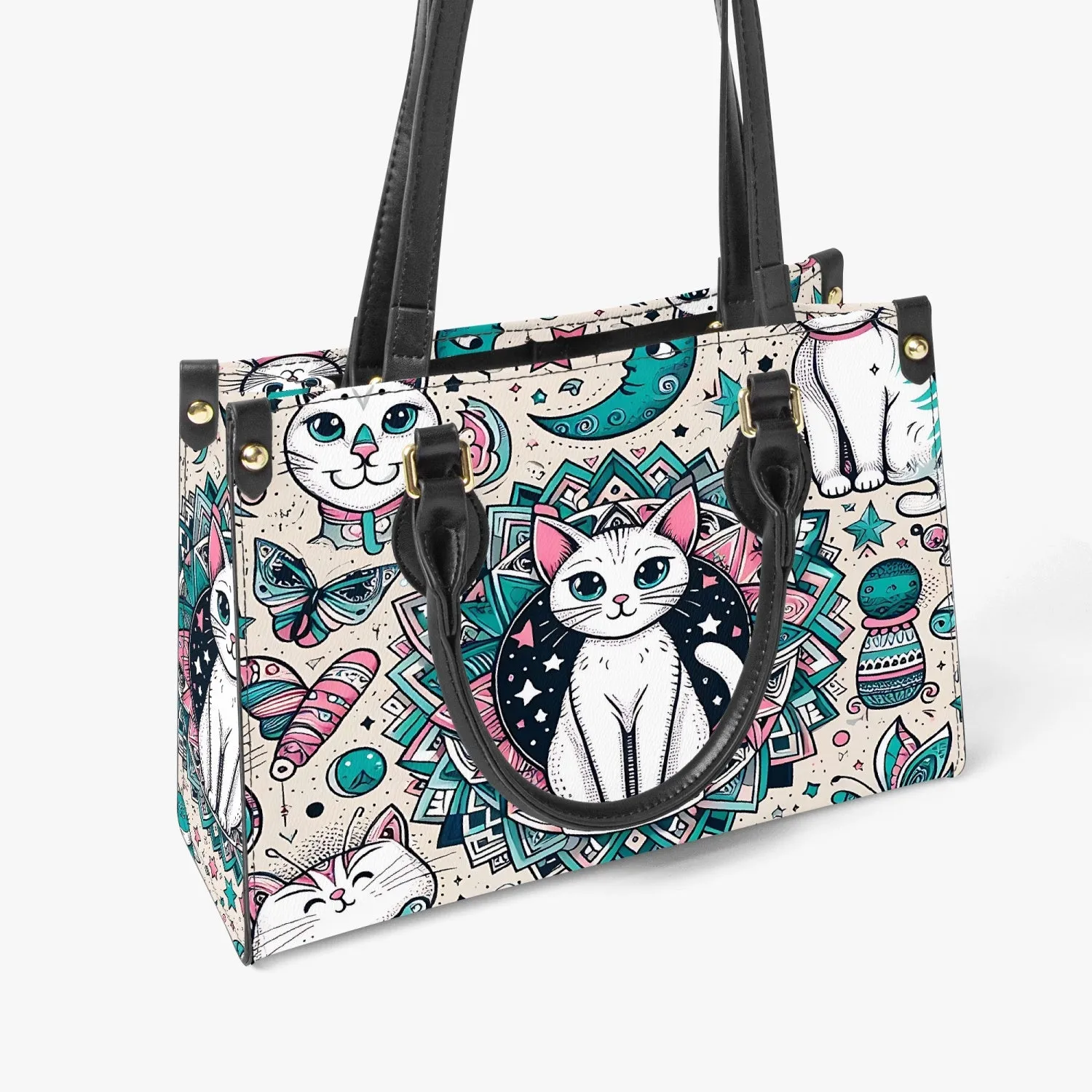 Women's Tote Bag - Long Strap - Cats