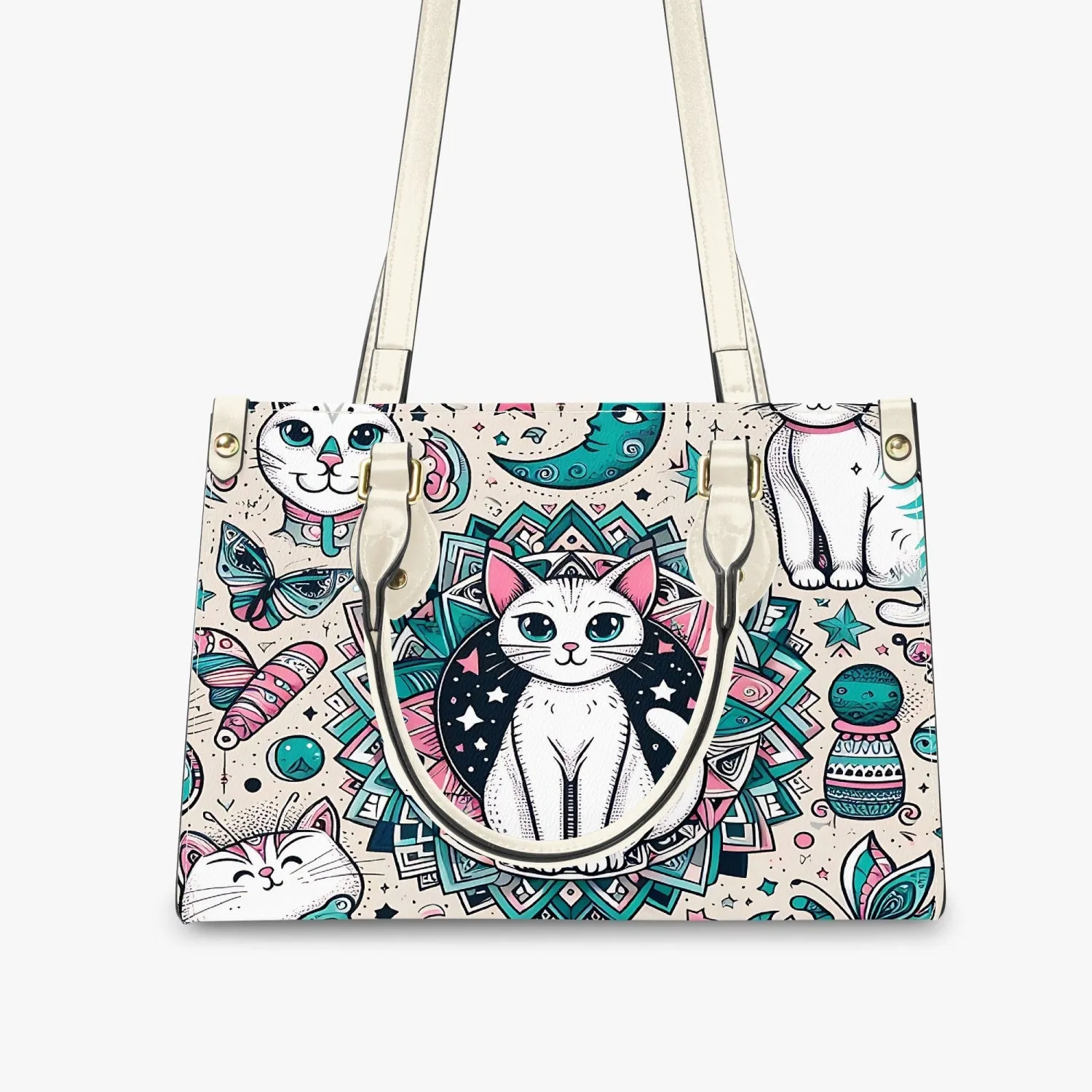 Women's Tote Bag - Long Strap - Cats