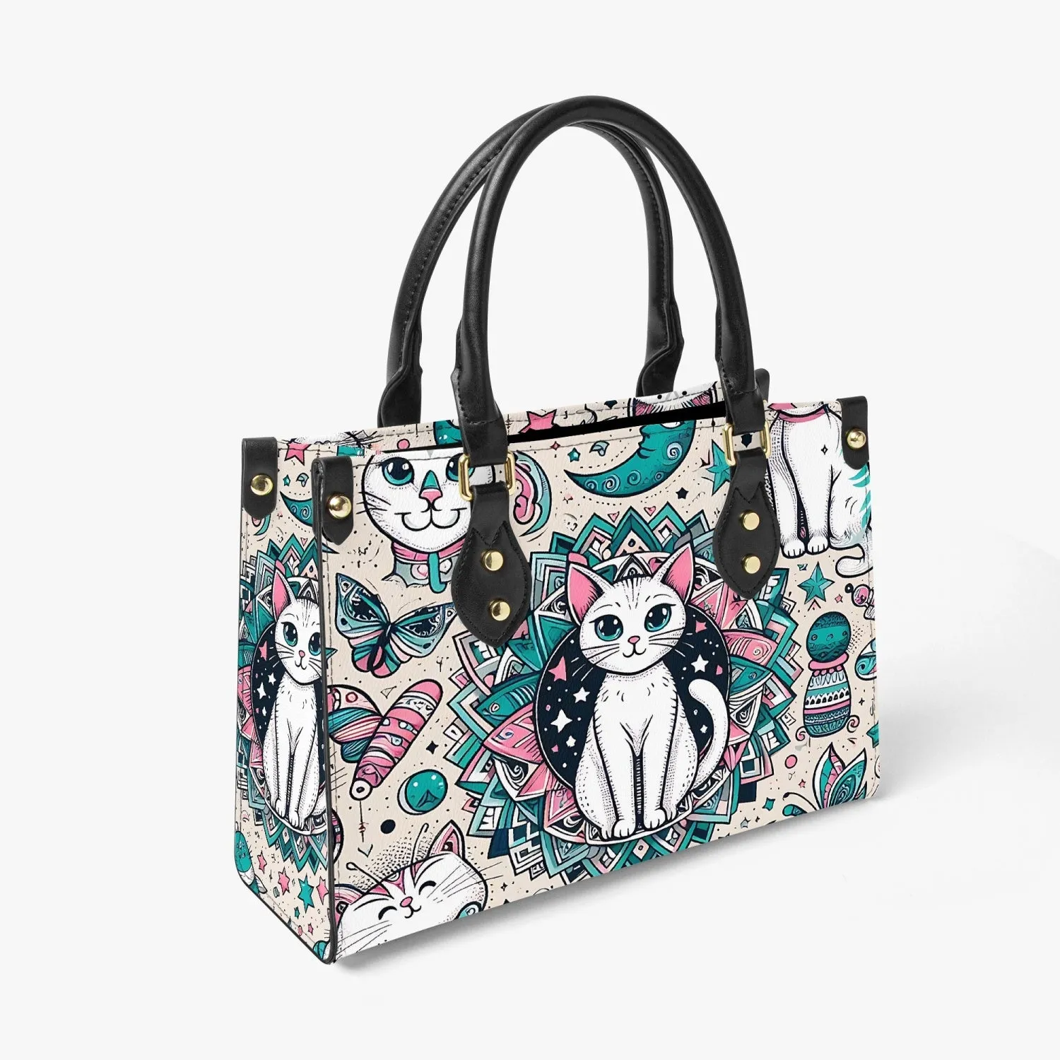 Women's Tote Bag - Long Strap - Cats