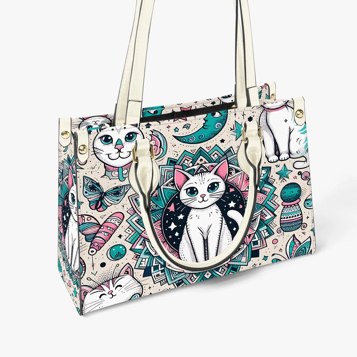 Women's Tote Bag - Long Strap - Cats