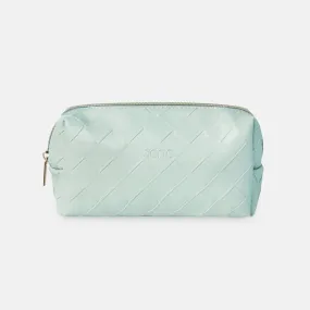 Woven Beauty Bag Small | Teal