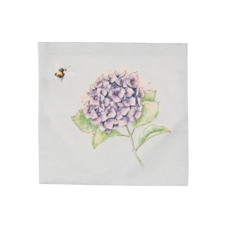 Wrendale Designs Foldable Shopping Bag - Hydrangea Bee Print